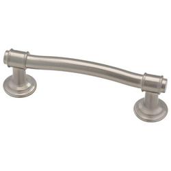 77/100 in. Zinc Die Cast Cabinet Pull in Satin Nickel