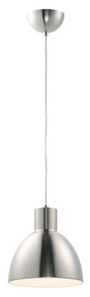 60W 1-Light Medium E-26 Incandescent Pendant in Satin Nickel