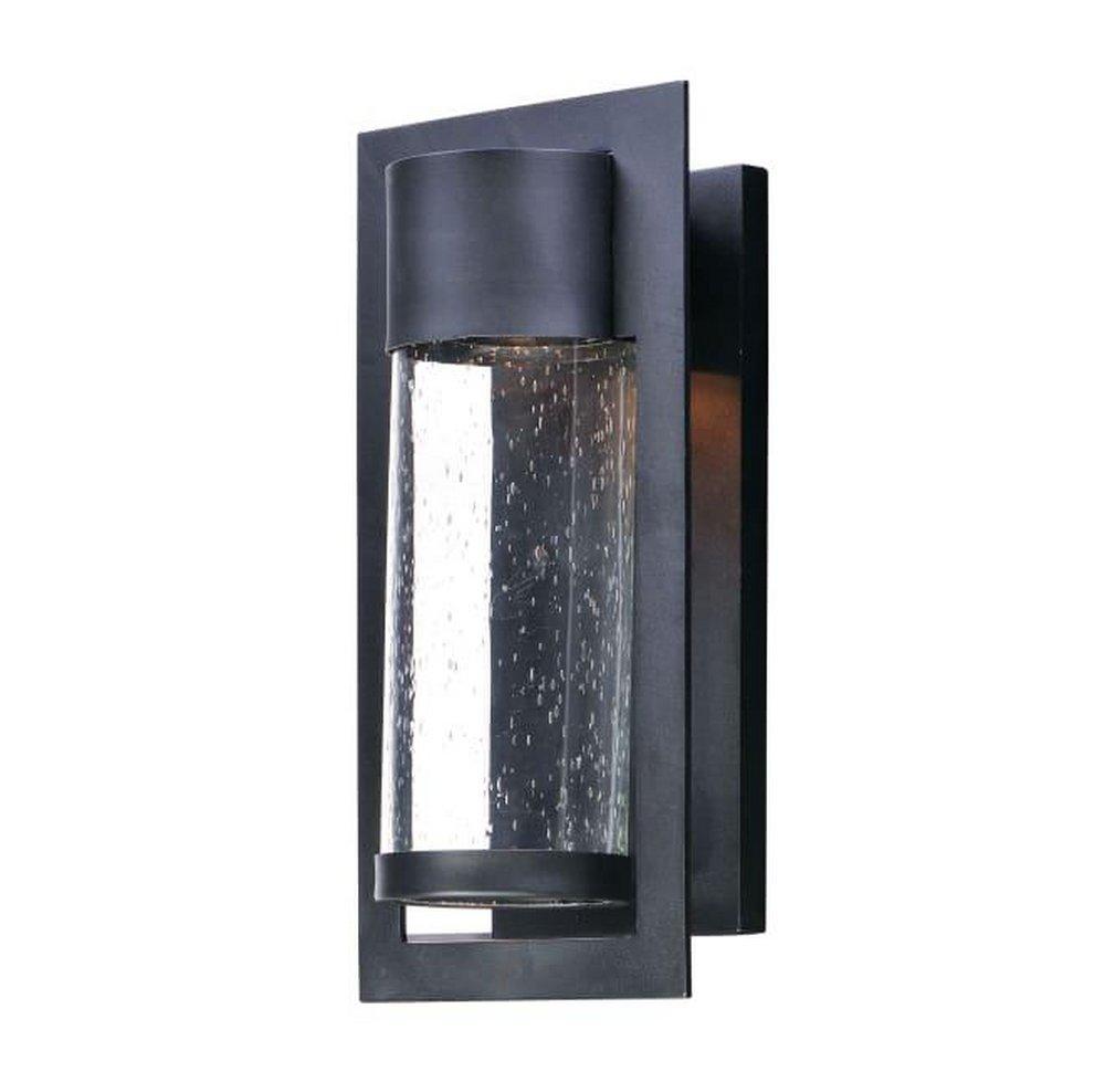 Maxim Lighting&reg; Black 8W 1-Light Integrated LED Outdoor Wall Sconce 