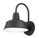 60W 1-Light Medium E-26 Incandescent Outdoor Wall Sconce in Black