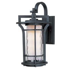 9W 1-Light Medium E-26 LED Outdoor Wall Sconce in Black Oxide