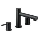 Moen Matte Black Two Handle Roman Tub Faucet Trim Only 