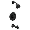Moen Matte Black 2.5 gpm Single Lever Handle Tub and Shower Trim 