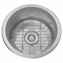 16-3/8 x 16-3/8 in. 18 ga Stainless Steel Single Bowl Stainless Steel Undermount Round Kitchen Sink