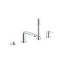 Two Handle Roman Tub Faucet with Handshower in StarLight® Chrome