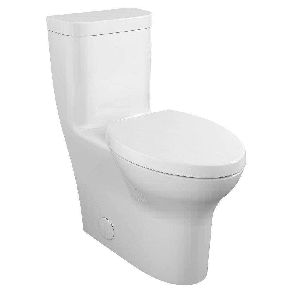 1.28 gpf Elongated Two Piece Toilet in Canvas White 
