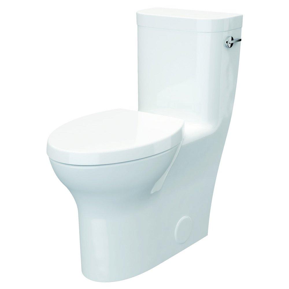 1.28 gpf Elongated Two Piece Toilet in Canvas White 