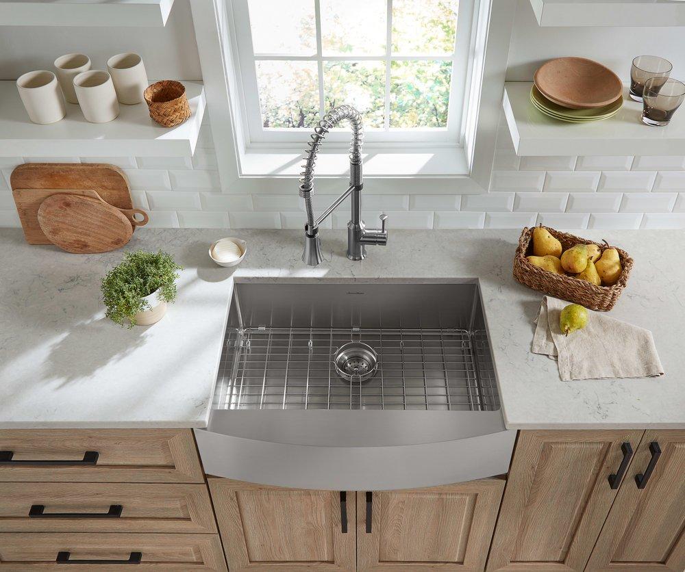 30 in. Farmhouse Stainless Steel Single Bowl Kitchen Sink 