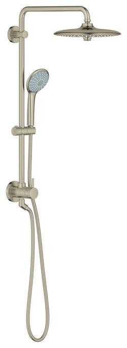 Single Handle Multi Function Shower System in StarLight Brushed Nickel