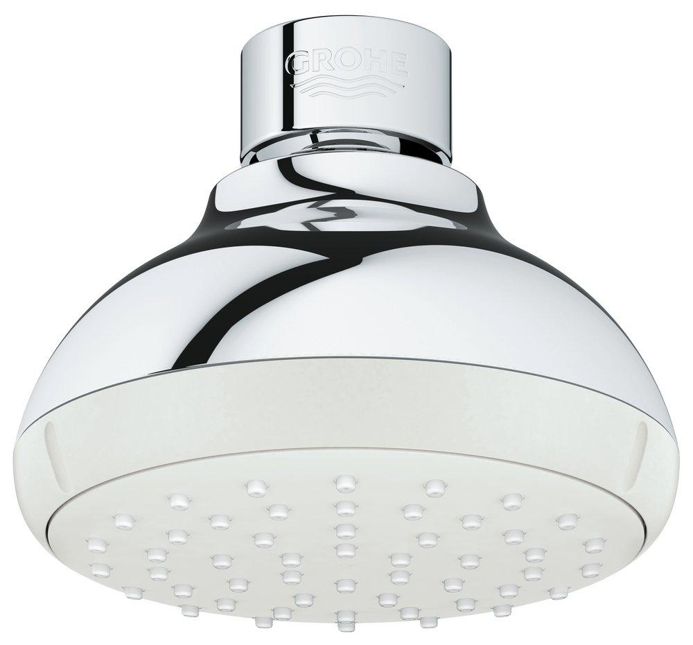 GROHE StarLight&reg; Chrome 1.5 gpm 1-Function Round Showerhead 