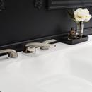 DXV Platinum Nickel Two Handle Widespread Bathroom Sink Faucet 