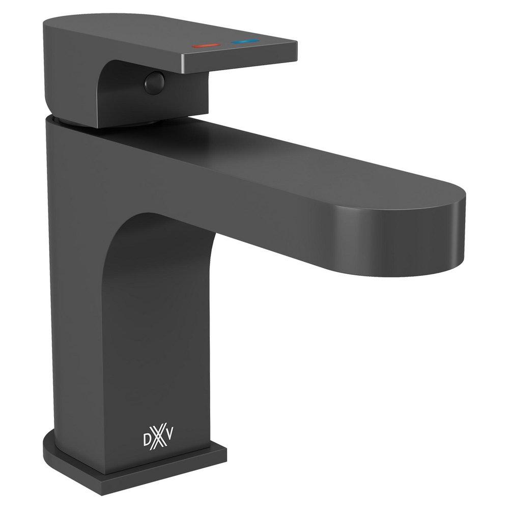 DXV Matte Black Single Handle Monoblock Bathroom Sink Faucet 