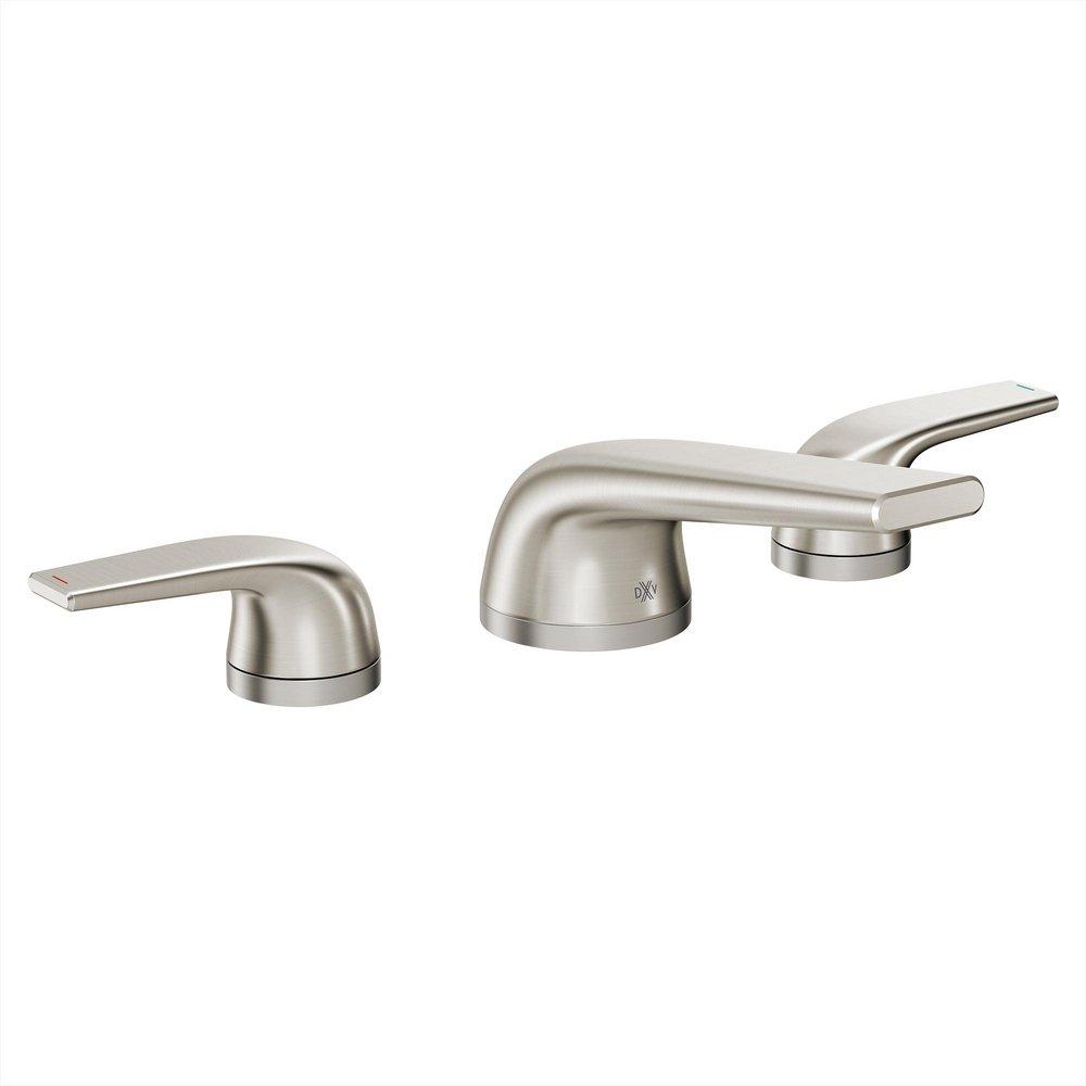 DXV Brushed Nickel Two Handle Widespread Bathroom Sink Faucet 
