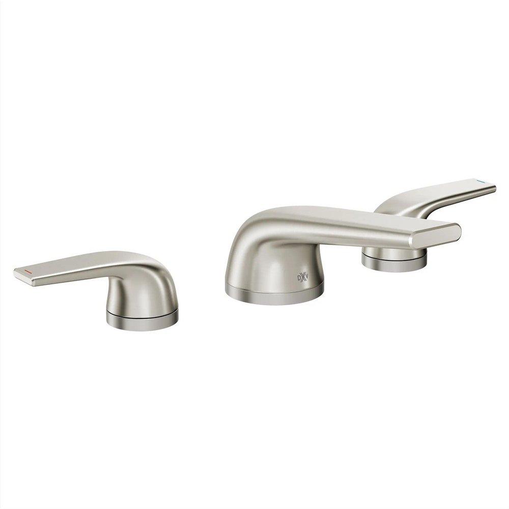 DXV Brushed Nickel Two Handle Widespread Bathroom Sink Faucet 