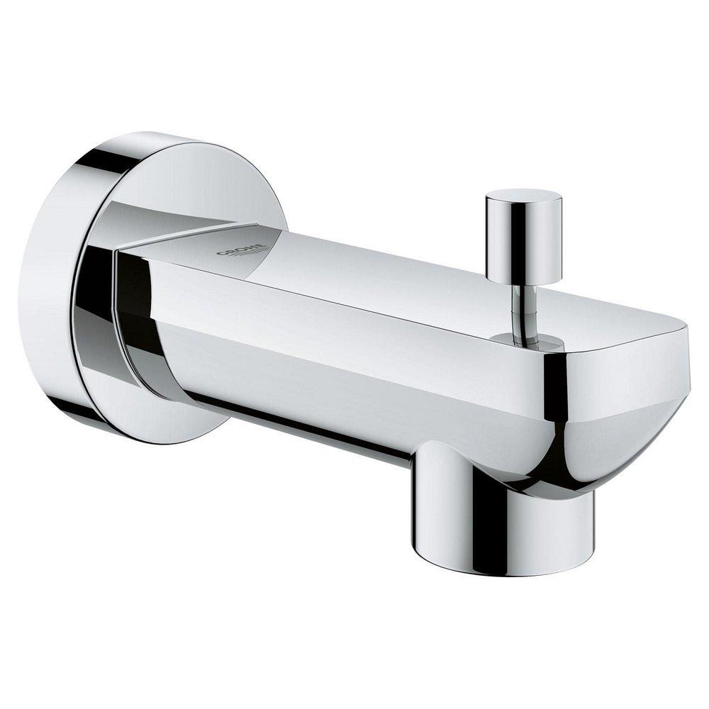 GROHE StarLight&reg; Chrome Wall Mount Tub Spout with Diverter 