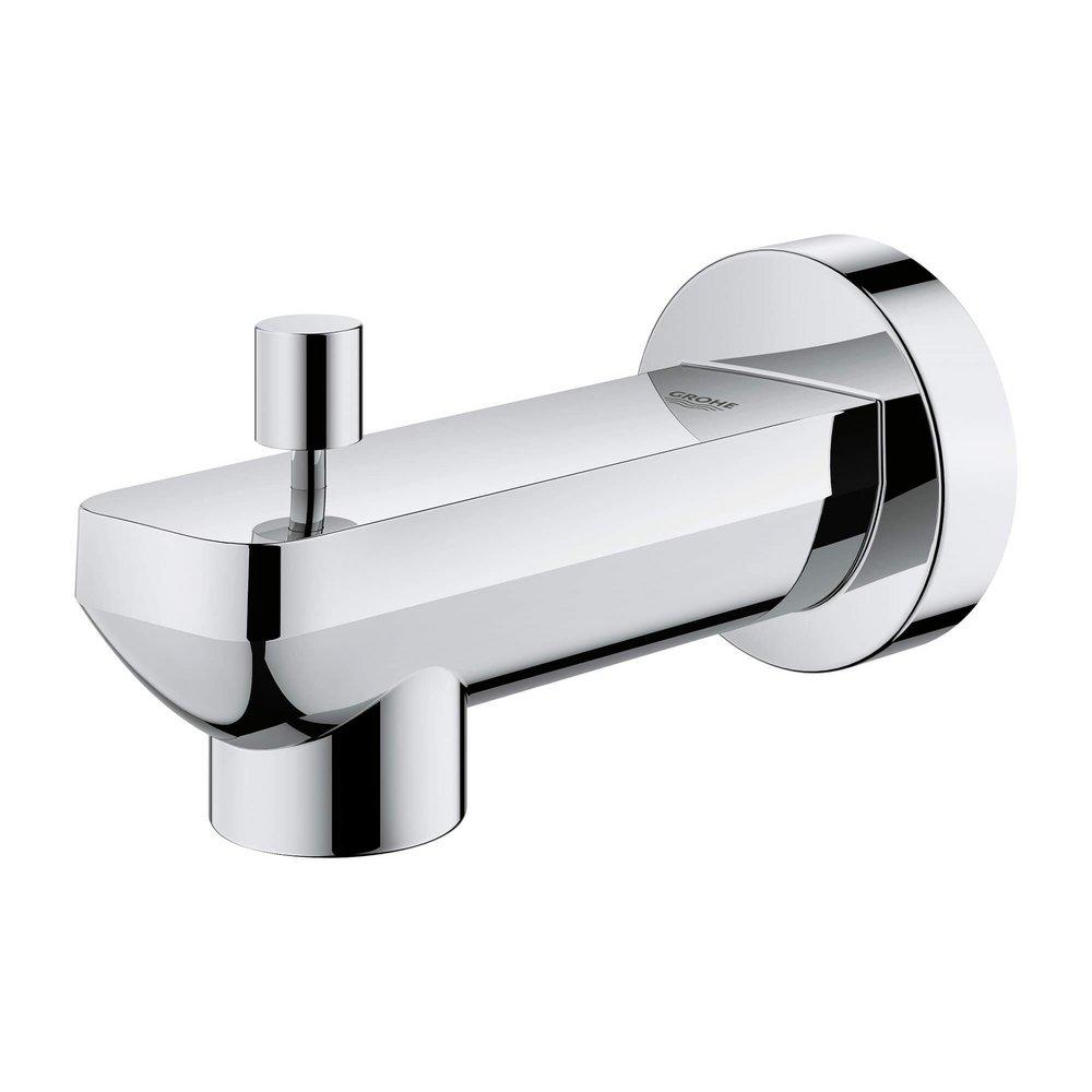 GROHE StarLight Chrome Wall Mount Tub Spout with Diverter 