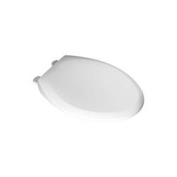 Elongated Closed Front Toilet Seat with Cover in White