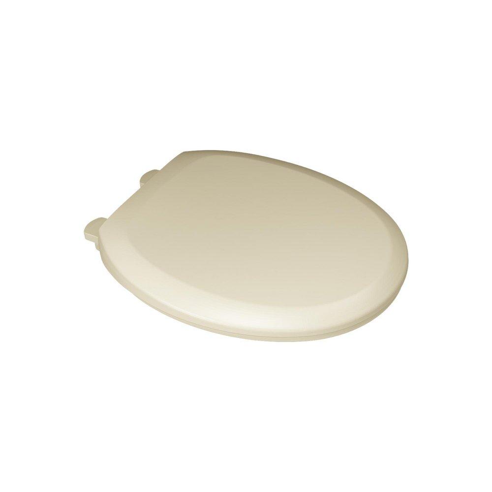 American Standard Elongated Closed Front with Cover Toilet Seat in Bone