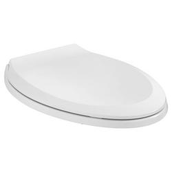 Elongated Closed Front Toilet Seat in White