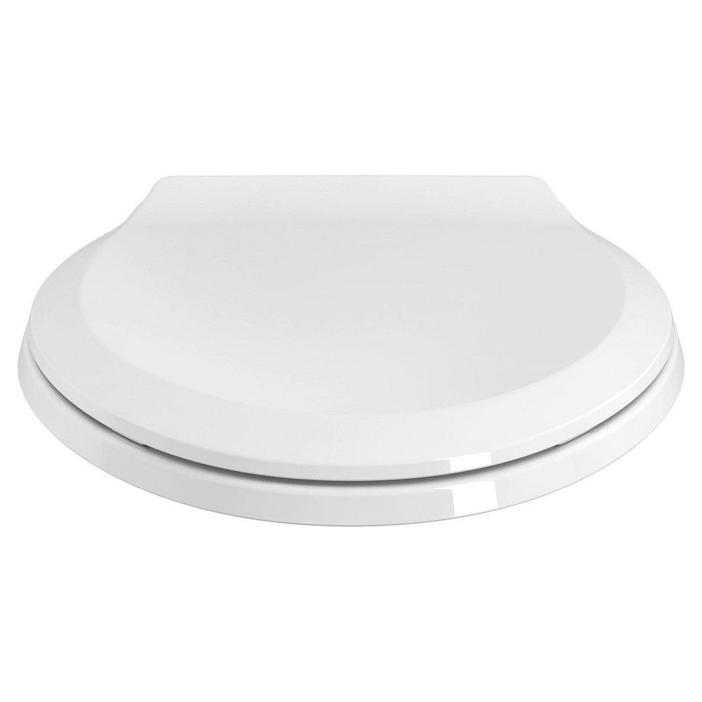 Elongated Closed Front Toilet Seat in White 