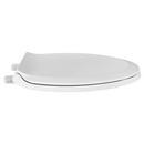Elongated Closed Front Toilet Seat in White 