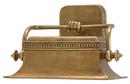 Currey and Company Vintage Brass 25 W 1-Light 8-1/2 in. Wall Sconce 
