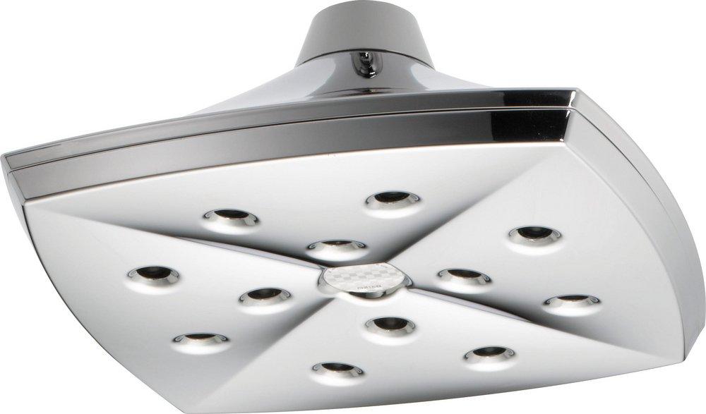 Brizo Chrome 4 in. 2.5 gpm Square Showerhead 