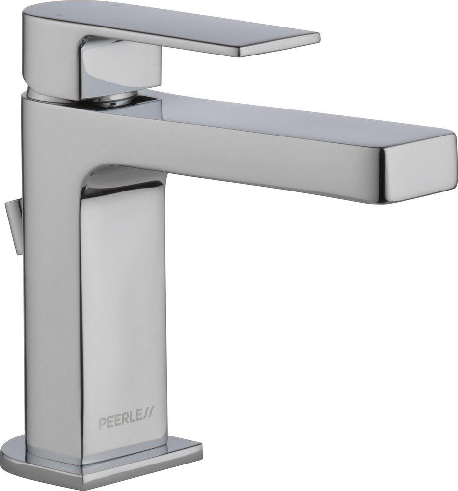 Peerless® Chrome Single Handle Monoblock Bathroom Sink Faucet 