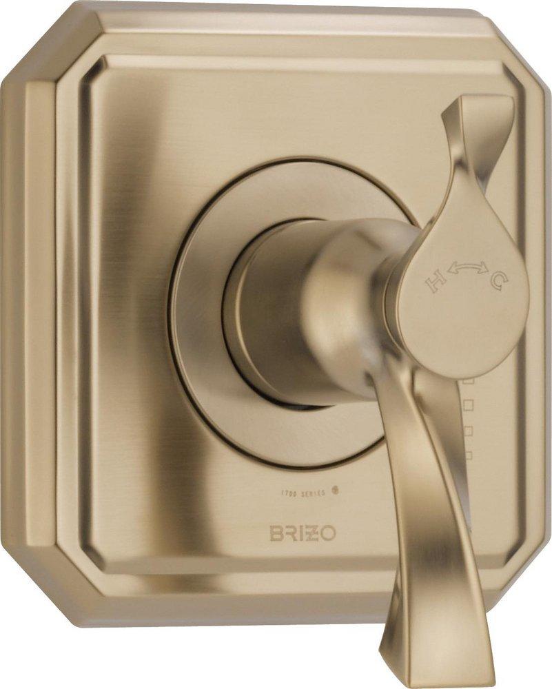 Brizo Luxe Gold Single Lever Handle Shower Valve Only 