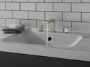 Peerless&reg; Brushed Nickel Two Handle Widespread Bathroom Sink Faucet Lever Handle 