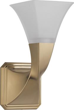 60W 1-Light Vanity Fixture in Luxe Gold