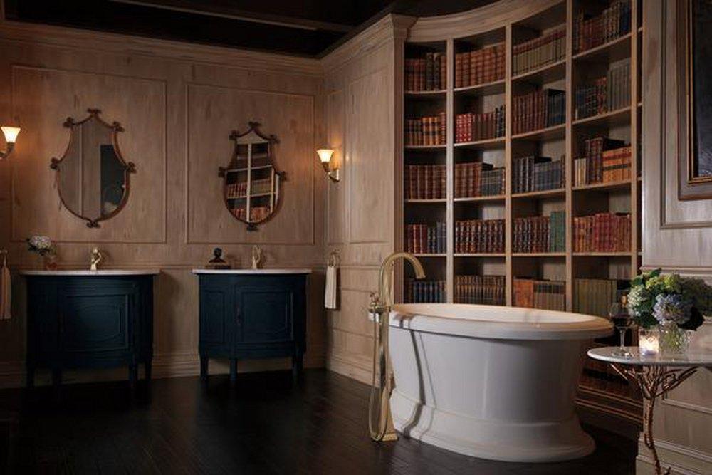 Brizo Luxe Gold 60W 1-Light Vanity Fixture 