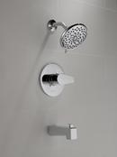 Peerless&reg; Polished Chrome Single Handle Multi Bathtub & Shower Faucet Trim Only 