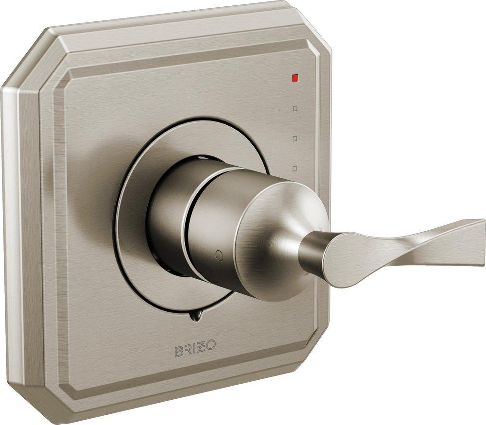 Brizo Brushed Nickel Single Handle Bathtub & Shower Faucet (Trim Only) 