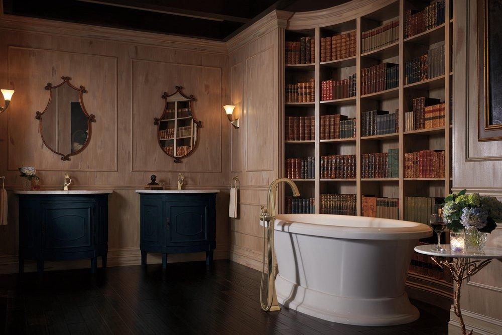 Brizo Luxe Gold Round Open Towel Ring 