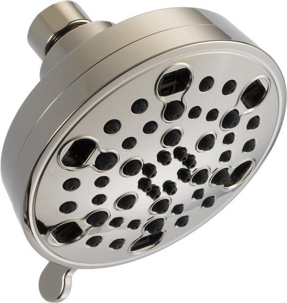 Delta Faucet Brilliance&reg; Polished Nickel Multi Function Full Body, Full Spray with Massage, H2Okinetic&reg; PowerDrench&trade; Spray, Massaging Spray and Pause Showerhead 