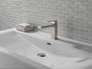 Single Handle Monoblock Bathroom Sink Faucet in Brushed Nickel 