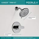 Peerless® Polished Chrome Single Handle Multi Shower Faucet Trim Only 