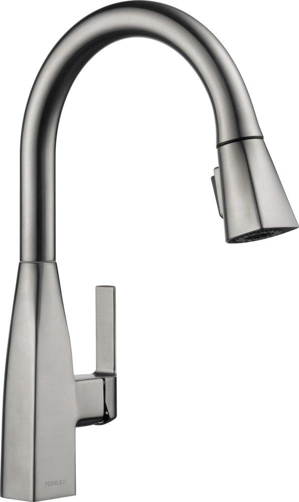 Single Handle Pull Down Kitchen Faucet in Brilliance&reg; Stainless 