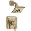 One Handle Single Function Shower Faucet in Luxe Gold (Trim Only)