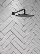 Delta Faucet Matte Black Single Function Full Body Showerhead 