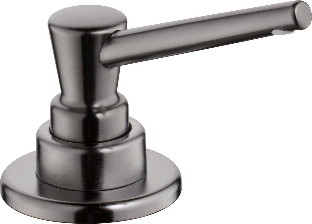 Delta Faucet Black Stainless 2-3/4 in. 10 oz Kitchen Soap Dispenser 