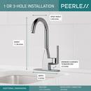 Peerless&reg; Chrome Single Handle Lever Bar Faucet 