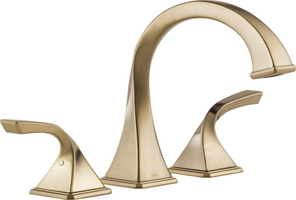 Brizo Luxe Gold Two Handle Roman Tub Faucet Trim Only 