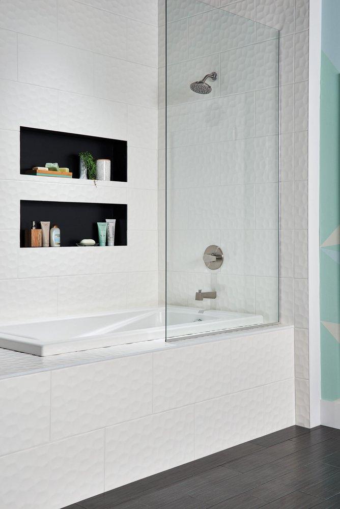 Peerless® Brushed Nickel Single Handle Multi Bathtub & Shower Faucet Trim Only 