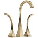 Two Handle Widespread Bathroom Sink Faucet in Luxe Gold