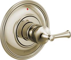Single Handle Pressure Balancing Valve Trim in Polished Nickel