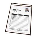 Officemax Black 9 in. Vinyl Shop Ticket Holder (Box of 25) 