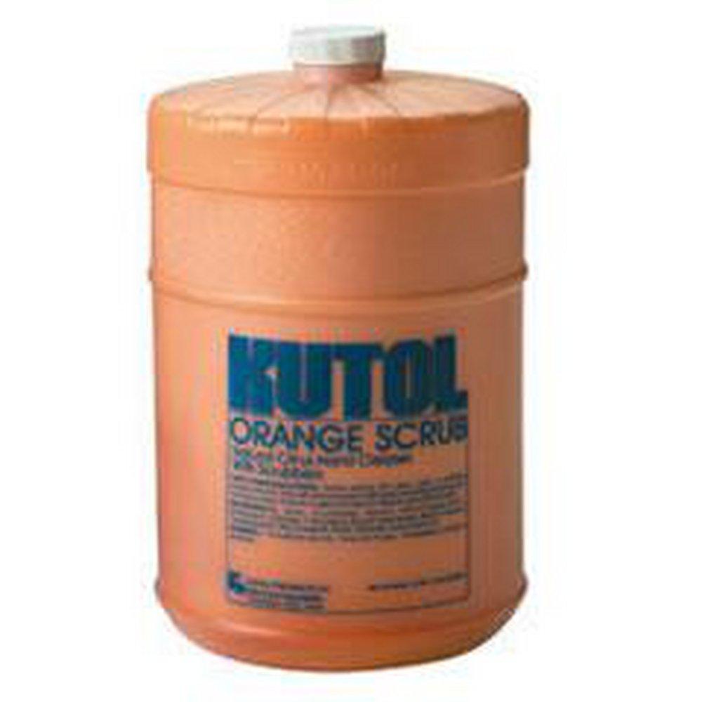 Kutol Products Co Orange Heavy Duty Hand Cleaner with Natural Scrubbers in Orange (Case of 4) 