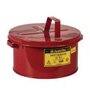 Justrite Red Bench Can 